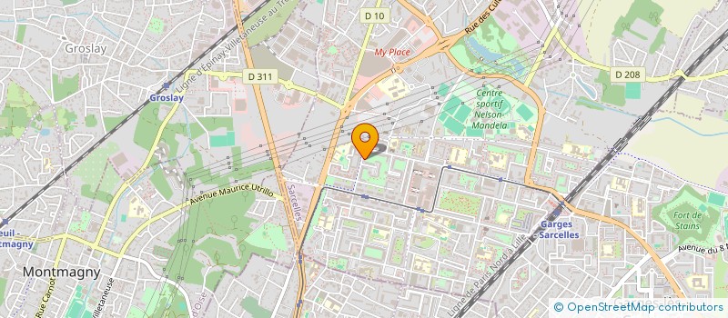 localisation de l'entreprise THE FAMILY CONSTRUCTION  SARCELLES