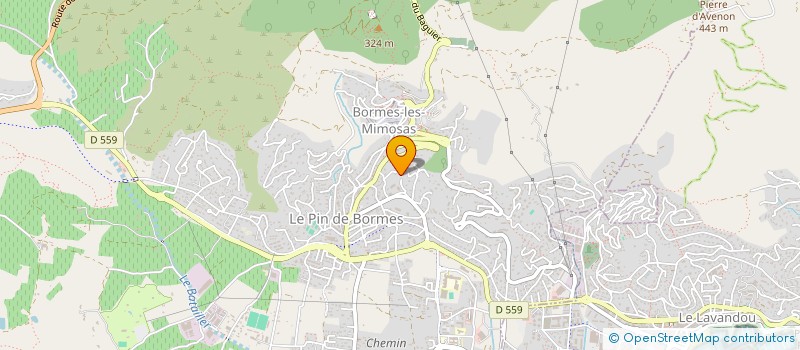 localisation de l'entreprise THE FASHION à BORMES-LES-MIMOSAS