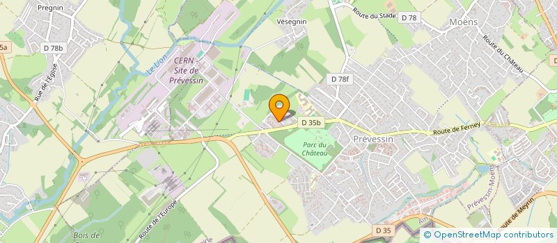 localisation de l'entreprise THE FAT BROTHERS  PREVESSIN-MOENS