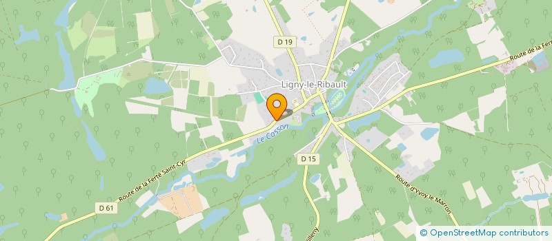 localisation de l'entreprise THE FEARINDUSTRY à LIGNY-LE-RIBAULT