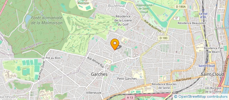 localisation de l'entreprise THE FIFTEASER  GARCHES