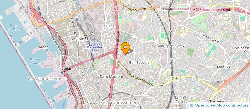 localisation de l'entreprise THE FINANCEMENT à MARSEILLE