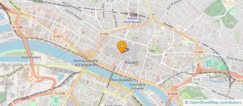 localisation de l'entreprise THE FIRST à ROUEN