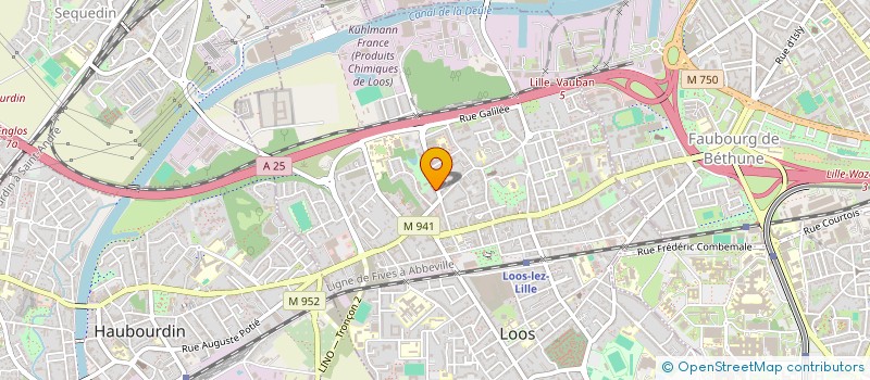 localisation de l'entreprise THE FIRST LOC  ROUBAIX