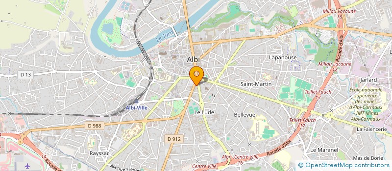 localisation de l'entreprise THE FIRST STOP à ALBI