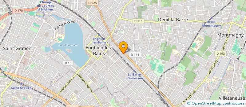 localisation de l'entreprise THE FIVE à DEUIL-LA-BARRE