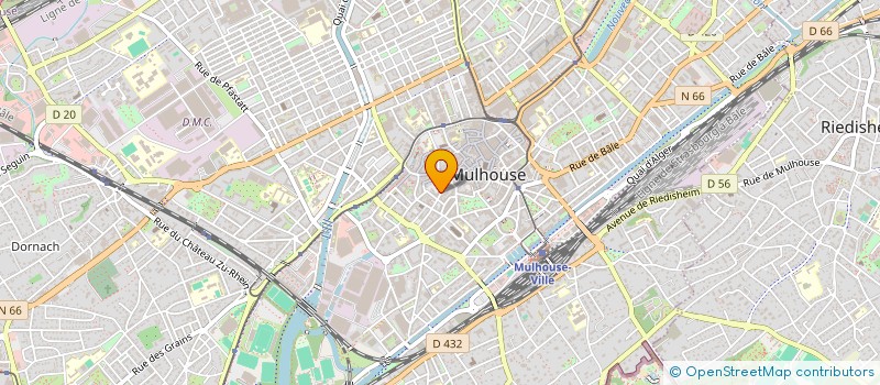 localisation de l'entreprise THE FIVE  MULHOUSE