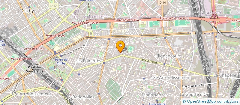 localisation de l'entreprise THE FLAMINGO  PARIS