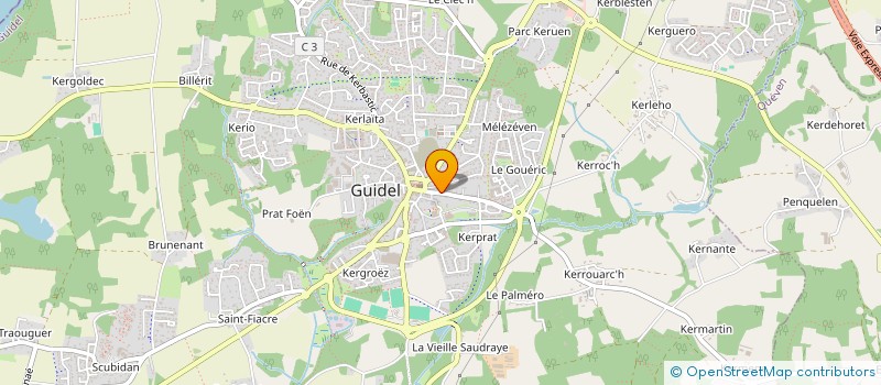 localisation de l'entreprise THE FLYIN' BEER  GUIDEL