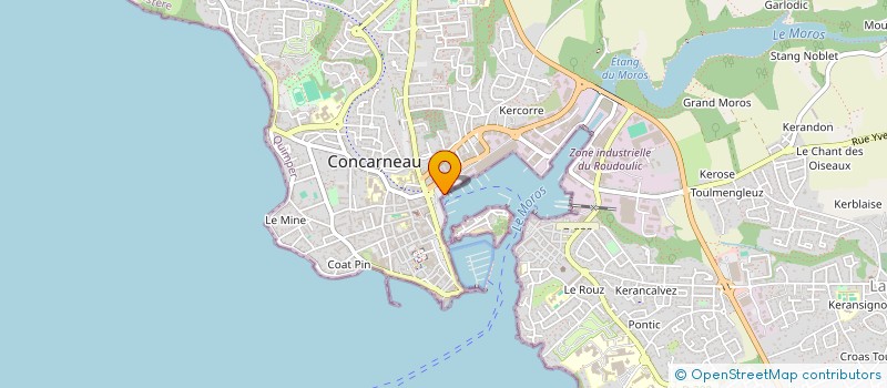 localisation de l'entreprise THE FOILING SPOT  CONCARNEAU