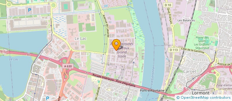 localisation de l'entreprise THE FORKS  BORDEAUX