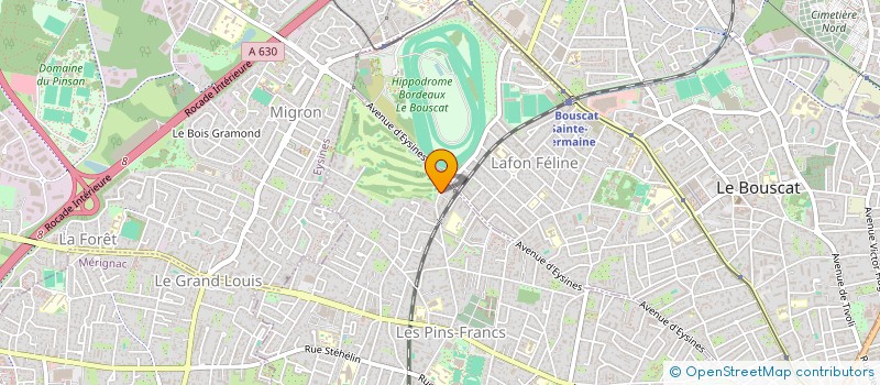 localisation de l'entreprise THE FREEBIRD  BORDEAUX