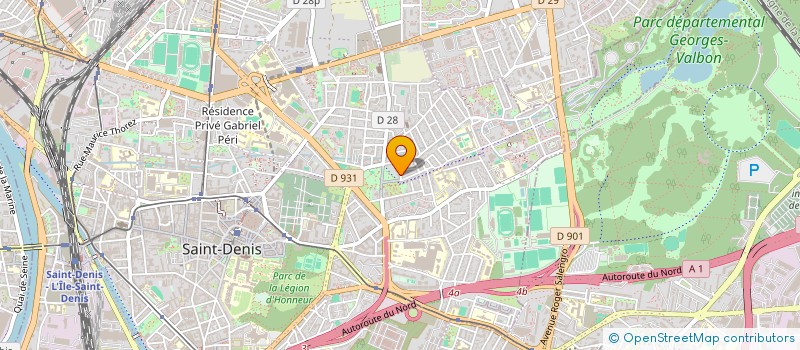 localisation de l'entreprise THE FRENCH DONUTS à SAINT-DENIS