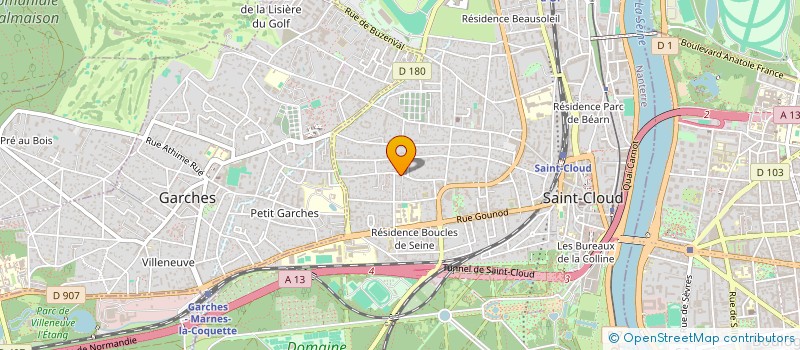 localisation de l'entreprise THE FRENCH LABELS COSY CORNER SARL à SAINT-CLOUD