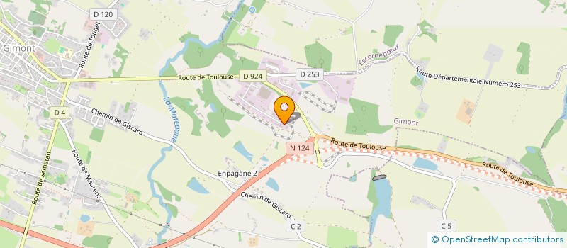 localisation de l'entreprise THE FRENCH MANUFACTURE  GIMONT