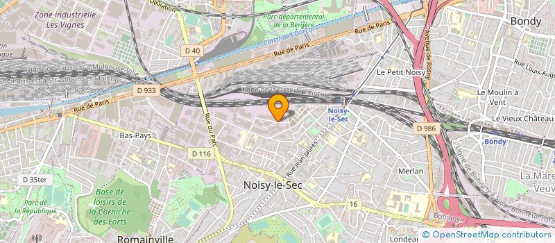 localisation de l'entreprise THE FRENCH PRODUCTIONS à NOISY-LE-SEC