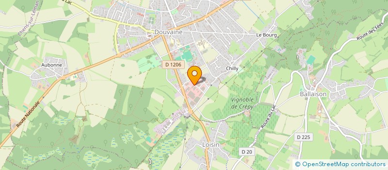 localisation de l'entreprise THE FRIENDLY BOX  DOUVAINE