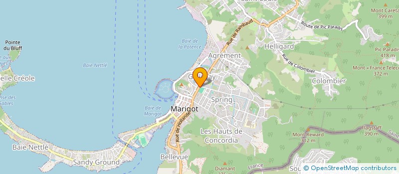 localisation de l'entreprise THE FRIENDLY VET  SAINT-MARTIN