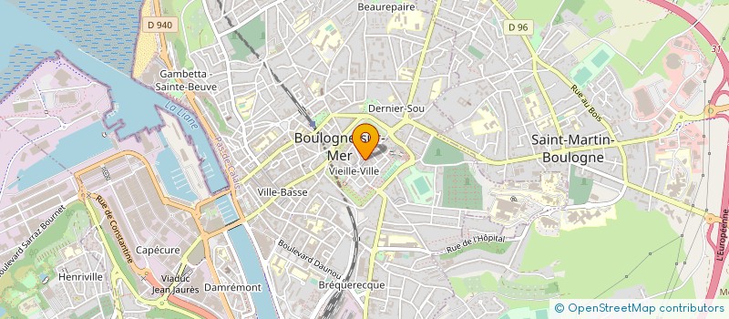 localisation de l'entreprise THE FROGGY BLUES à BOULOGNE-SUR-MER