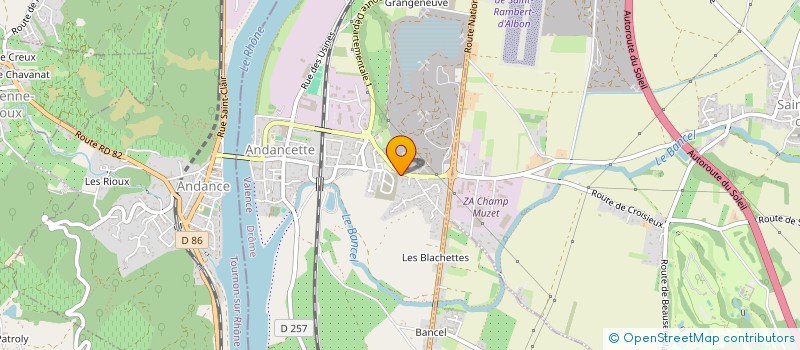 localisation de l'entreprise THE FULL TIMES RACE  ANDANCETTE