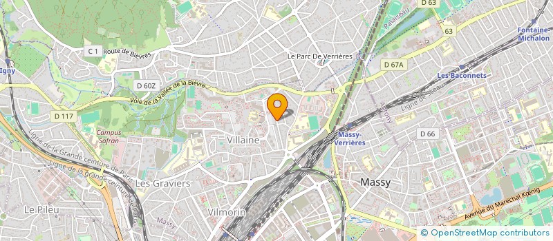 localisation de l'entreprise THE FUNKE GROUP  MASSY