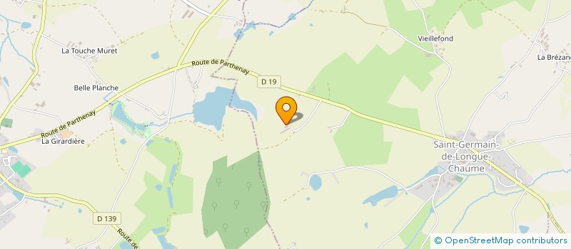 localisation de l'entreprise THE FUNNY FARM CAT RESCUE  SAINT-GERMAIN-DE-LONGUE-CHAUME