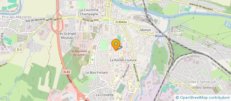 localisation de l'entreprise THE FUTURE  CHARLEVILLE-MEZIERES