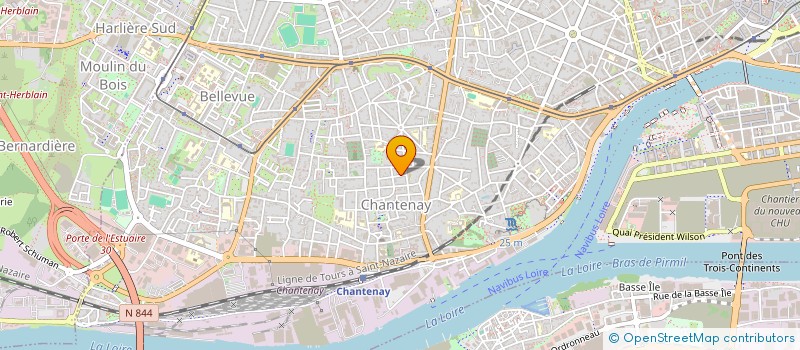 localisation de l'entreprise THE GAB PROD,  NANTES