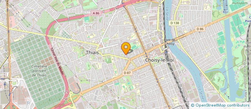 localisation de l'entreprise THE GAME LAB  THIAIS