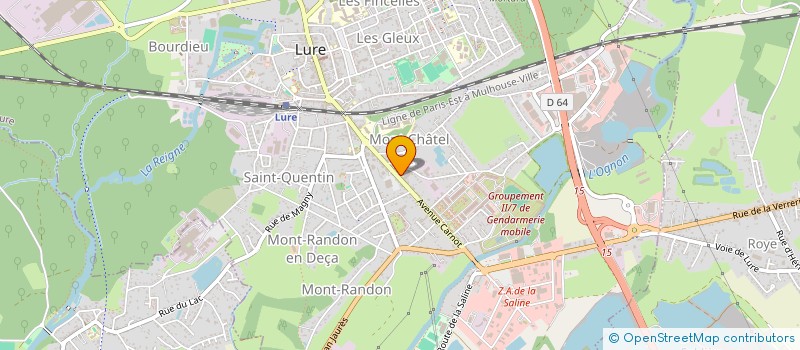 localisation de l'entreprise THE GAME'S LAND  LURE