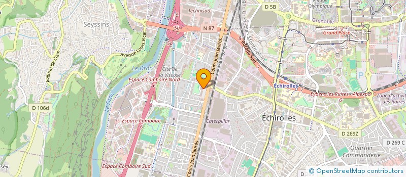 localisation de l'entreprise THE GARDEN  ECHIROLLES