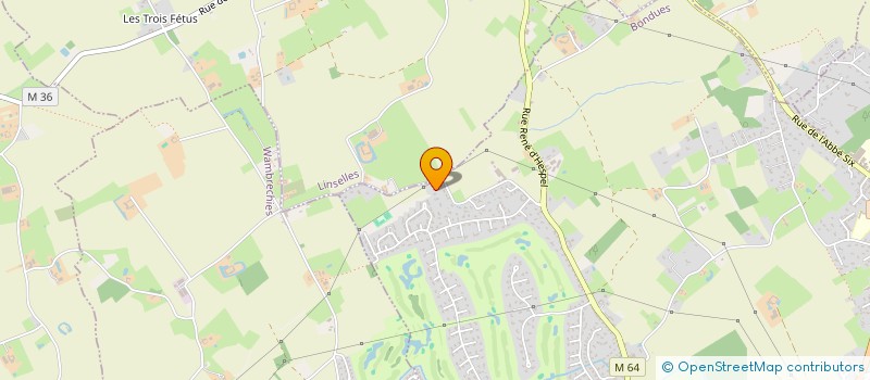 localisation de l'entreprise THE GARDENER  BONDUES