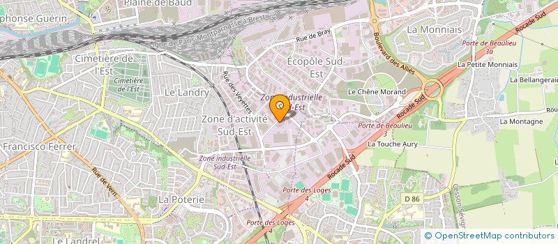 localisation de l'entreprise THE GARRISON  RENNES