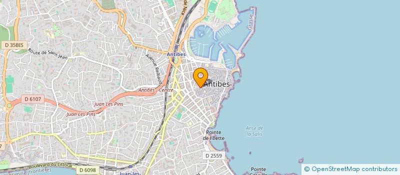localisation de l'entreprise THE GASTRONOMIST à ANTIBES