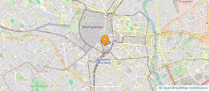 localisation de l'entreprise THE GATE à MONTPELLIER