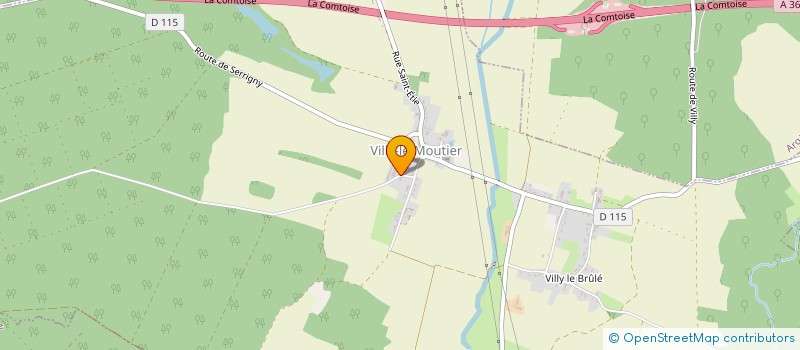 localisation de l'entreprise THE GEANT CONNECTION  VILLY-LE-MOUTIER