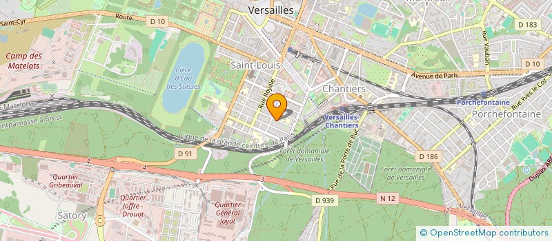 localisation de l'entreprise THE GEEK CONSPIRACY  VERSAILLES