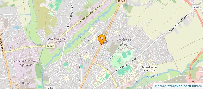 localisation de l'entreprise THE GENTLEMAN  BOURGES