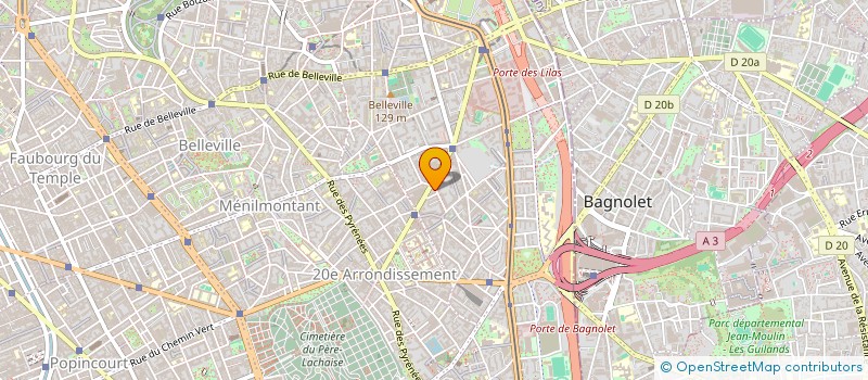 localisation de l'entreprise THE GERETY AWARDS  PARIS