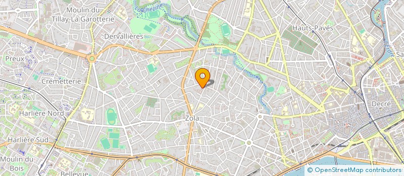 localisation de l'entreprise THE GET DOWN  NANTES