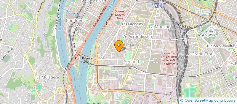 localisation de l'entreprise THE GHOST  LYON