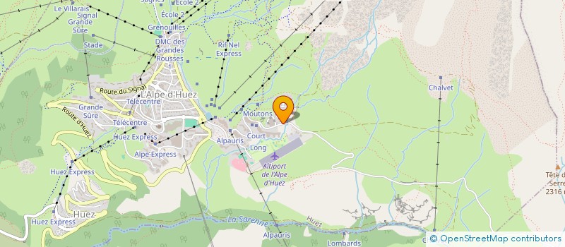 localisation de l'entreprise THE GIFT BOX  HUEZ