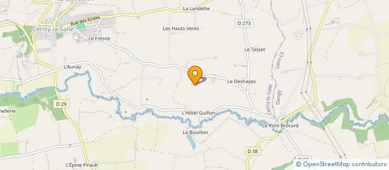 localisation de l'entreprise THE GOLD GUARDIANS ACADEMY  CERISY-LA-SALLE