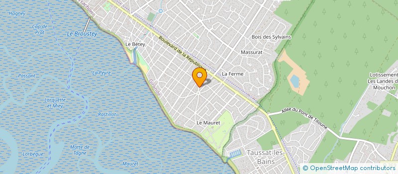 localisation de l'entreprise THE GOLF HOUSE  ANDERNOS-LES-BAINS