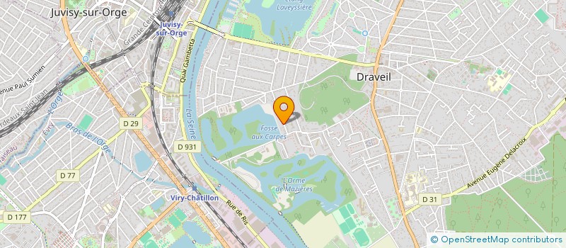 localisation de l'entreprise THE GOOD CHOICE à DRAVEIL