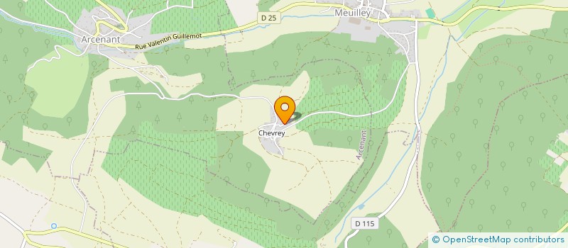 localisation de l'entreprise THE GOOD GROUND  ARCENANT