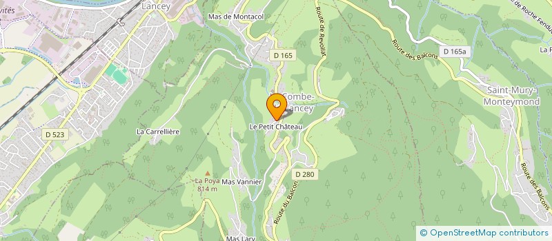 localisation de l'entreprise THE GOOD LIGHT ELECTRICITE  LA COMBE-DE-LANCEY