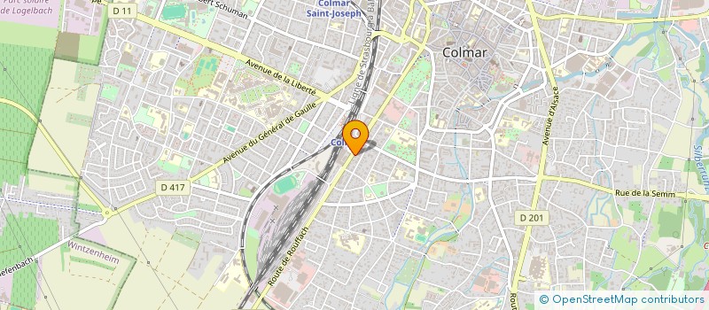 localisation de l'entreprise THE GOOD PLACE  COLMAR