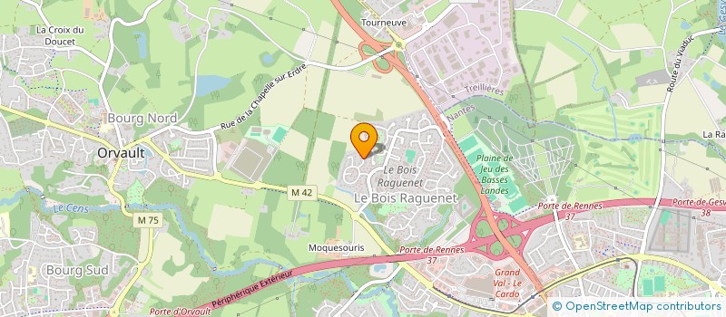 localisation de l'entreprise THE GOOD PLACE à ORVAULT