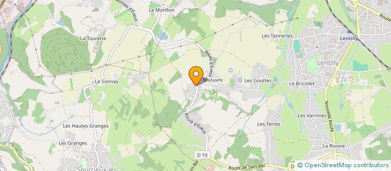 localisation de l'entreprise THE GOOD PLACE  LENTILLY